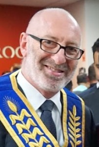 Rod Cohen wearing his DGIW regalia